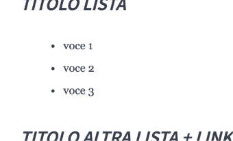 Liste per... Tutto - Giuliano Perticara blog